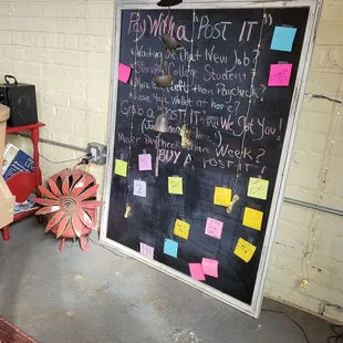 Pay it forward with a Pay with a post it