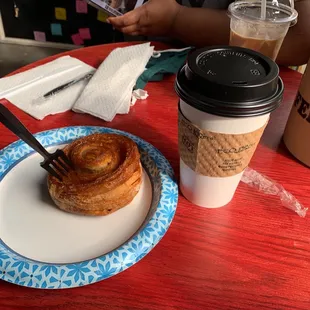 Baklava Coffee and croissant