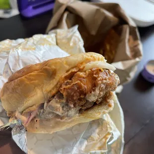 Spicy Fried Chicken Sandwich