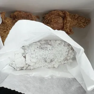 So much powered sugar