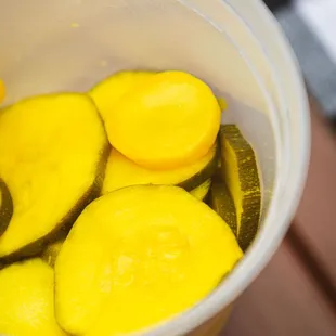 Homemade Pickled Zucchini