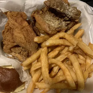 Fried Chicken Breasts. Very dry and not meaty. Disappointing.