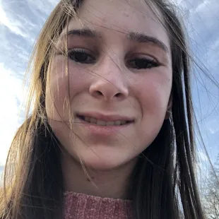 Hot girl at the rink