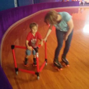 Great helper available for little ones. $2/hour rental