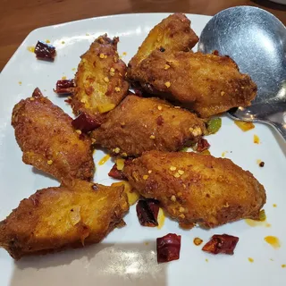 Spicy Chicken Wings Sichuan Style