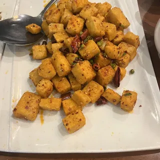 Deep Fried Tofu Sichuan Style