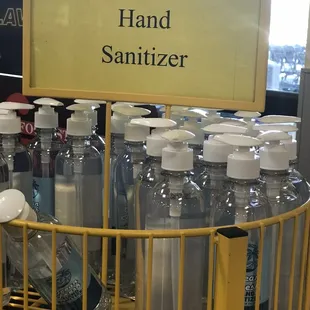 Free hand sanitizer