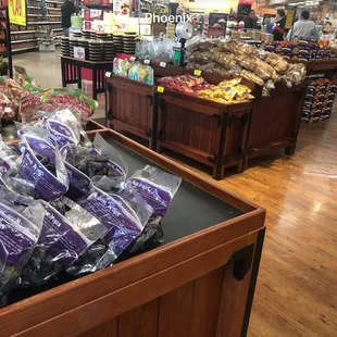 a view of the produce section