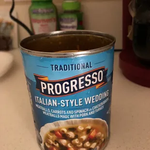 Italian style wedding soup