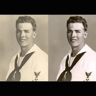 Repairing military portraits always fills us with great pride