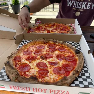 pizza, food
