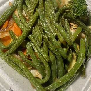 Green Beans plate - delicious