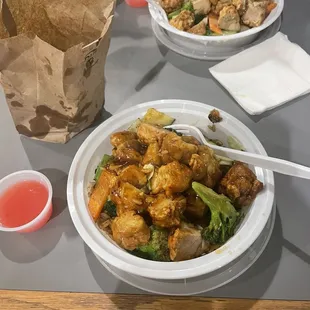 Orange chicken