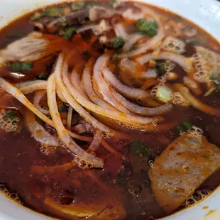 Spicy Beef Noodle Soup (bun bo hue)