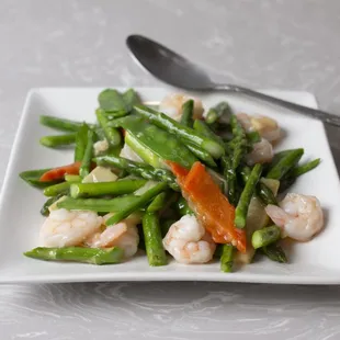 Shrimp with Asparagus