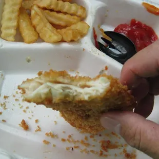 another peek at the flaky interior (my last piece)