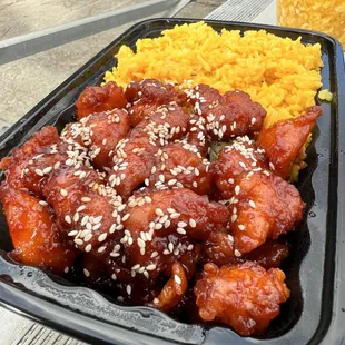 Sesame Chicken lunch special