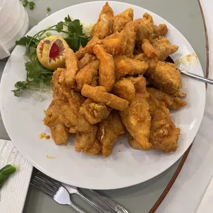 Salty eggs with Alaska lobster