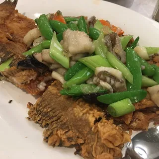 Sauteed Flounder Fish Filet