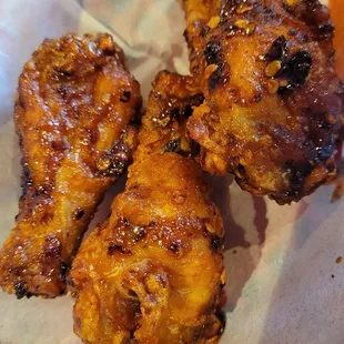 Spicy chicken wings