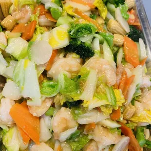 Beef with Mixed Vegetables party tray ( medium)