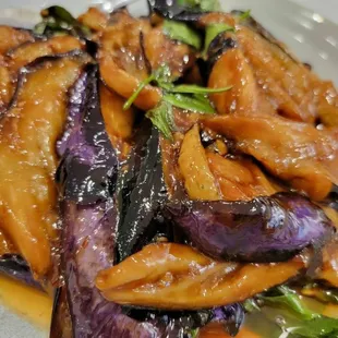 Eggplant is so good, not gonna lie, food here makes me think of my mom and hometown.