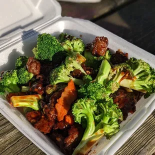 Broccoli and beef