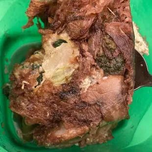 Veggie egg foo young (in my own bowl)