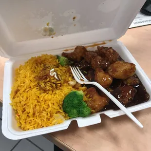 General tso chicken.