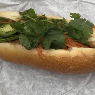 Banh Mi Tofu Hoagie