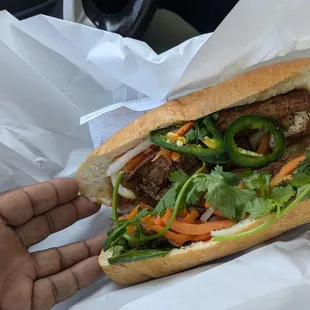 Banh Mi Tofu Hoagie