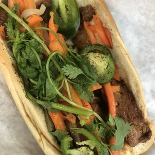 Banh Mi Tofu Hoagie