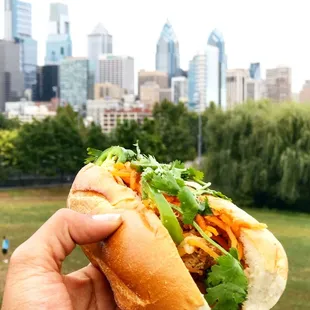 Banh-Mi Tofu Hoagie