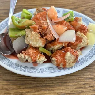 Sweet and sour chicken