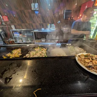 interior, pizza