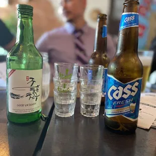 Soju and Korean Beer Cass