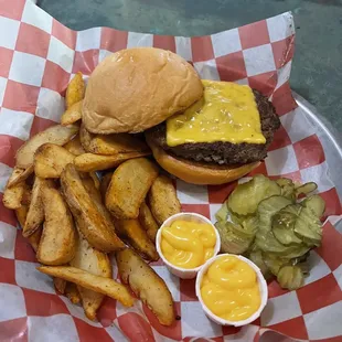 1/2 pound burger