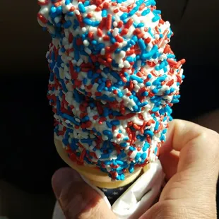Vanilla cone!