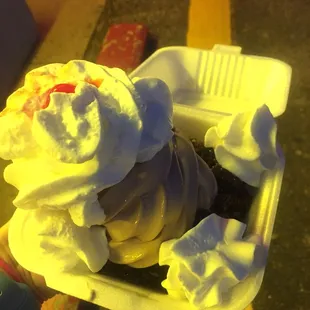 Brownie Sundae (with chocolate ice cream)