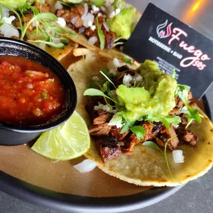 Tacos to suit all tastes and flavors!!