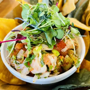 Shrimp ceviche