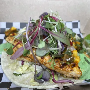Swordfish Taco