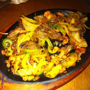 Delicious fajitas