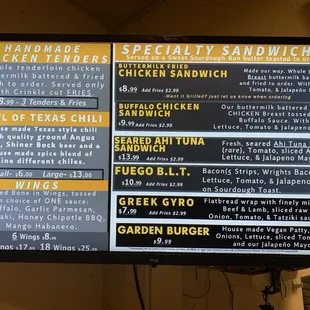 Sandwich and non-burgers