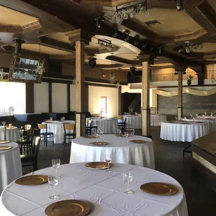 tables set for a function