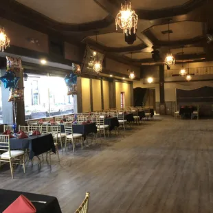 a banquet room