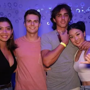 a group of people posing for a picture