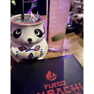 Panda panda mojito (left) and Paloma (right)