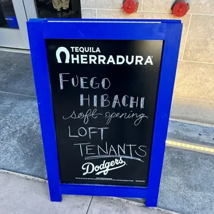 Welcome Sign for IHL tenants