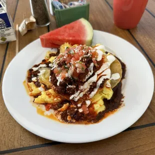 Pork Chorizo Chilaquiles
